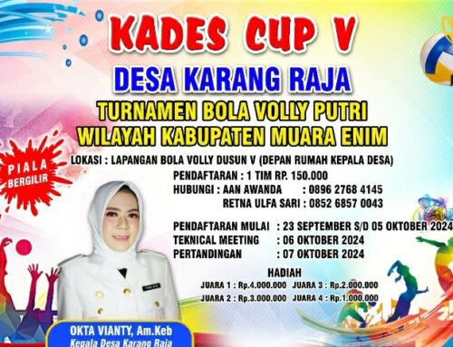 Kades Cup V Desa Karang Raja, Turnamen Bola Volly Putri