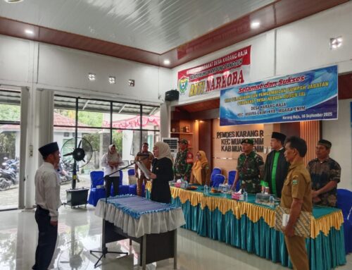 Pelantikan Kepala Dusun III (Iwansyah) , Di Balai Desa Karang Raja